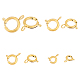 8Pcs 4 Styles 201 Stainless Steel Spring Ring Clasps(STAS-UN0045-10)-1