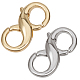 10Pcs 2 Colors Brass Double Opening Lobster Claw Clasps(KK-CN0002-03)-1