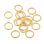 Alloy Soldered Closed Jump Rings, Round, Golden, 12x1.2mm, 16 Gauge, Inner Diameter: 9.3mm(KK-WH0052-05D-G)