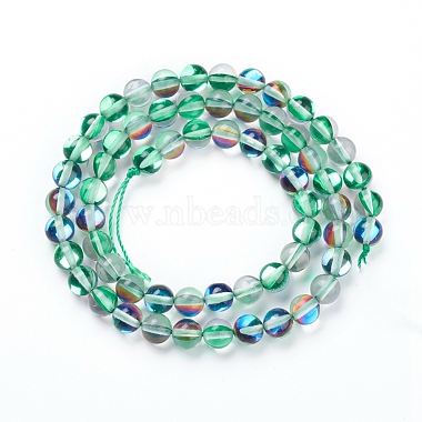Synthetic Moonstone Beads Strands(G-R375-6mm-B14)-3