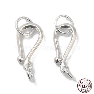 Silver Sterling Silver Hook and S-Hook Clasps