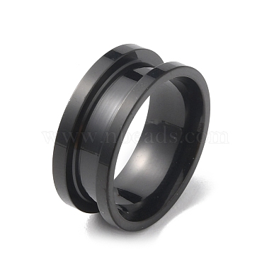 bague rainurée en acier inoxydable(RJEW-WH0004-32A-EB)-1