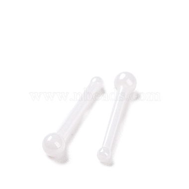 Hypoallergenic Bioceramics Zirconia Ceramic Round Ball Nose Bone Rings(AJEW-Z014-04D)-3