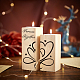 SUPERDANT Memorial Series Wooden Candle Holder and Candles Set(AJEW-SD0001-15H)-4