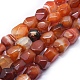 Natural Banded Agate/Striped Agate Beads Strands(G-I245-33)-1
