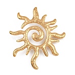 Ocean 304 Stainless Steel Pendants, Golden, Sun, 55x48x3mm, Hole: 6mm(X-STAS-D377-02A-G)