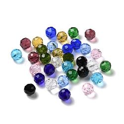 Glass Imitation Austrian Crystal Beads, Faceted, Round, Mixed Color, 11.5mm, Hole: 1.4mm(GLAA-H024-17D)