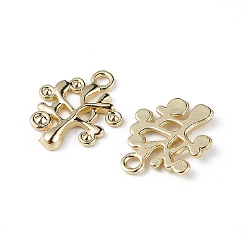 Alloy Charms, Tree Charm, Golden, 14x11x1.5mm, Hole: 1.5mm
