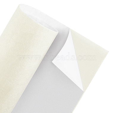 Beige Fibre Self-adhesive Fabric