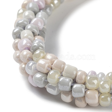 bracelet extensible tressé en perles de verre au crochet(BJEW-K232-01T)-2