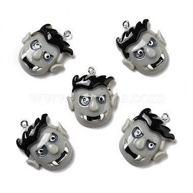 Platinum Black Others Resin Pendants