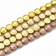 Electroplate Non-magnetic Synthetic Hematite Beads Strands(G-T114-18)-1