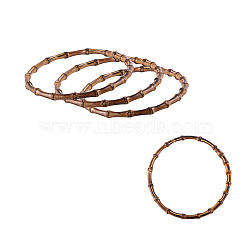 Bamboo Bag Handles, Ring, 170~175x10~15mm, Inner Diameter: 150mm(FIND-WH0043-36)