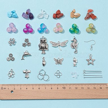 kit de fabrication de boucles d'oreilles bricolage(DIY-FS0002-72)-2