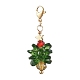 Christmas Tree Glass Pendant Decorations(HJEW-JM02018)-1