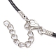 Glass Heart Pendant Necklaces(NJEW-JN04476-02)-5