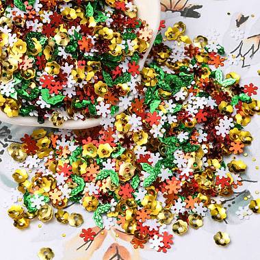 Christmas Theme Plastic Sequins Beads(KY-C014-09)-3