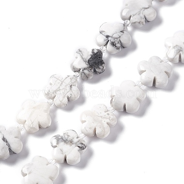 Flower Howlite Beads
