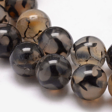 Chapelets de perles en agate veine de dragon naturelle(X-G-K166-14-10mm-01)-3