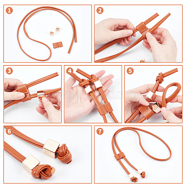 PU Leather Chain Bag Strap(FIND-WH0093-16B)-5