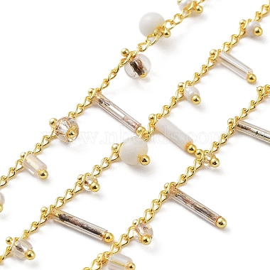 White Brass Link Chains Chain
