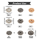 24Pcs 3 Colors Alloy & Brass Snap Buttons(FIND-NB0003-69)-2