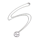 Non-Tarnish 304 Stainless Steel Pendant Necklaces(NJEW-Z004-05P)-2