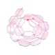 Chapelets de perles en quartz rose naturel(G-O179-F06)-2