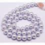 Lavender Round Glass Beads(X-HY-A002-8mm-RB004)
