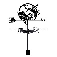 Iron Wind Direction Indicator, Weathervane for Outdoor Garden Wind Measuring Tool, Hummingbird, 265x358mm(AJEW-WH0265-068)