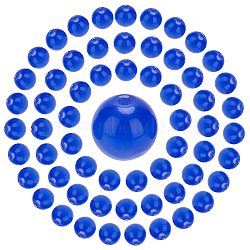 SUNNYCLUE 100Pcs Cat Eye Beads, Round, Blue, 8mm, Hole: 1.2mm(GLAA-SC0001-47B-02)