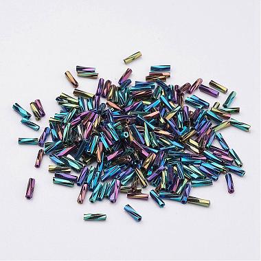 Glass Twisted Bugle Beads(SEED-E002-5mm-809#)-3