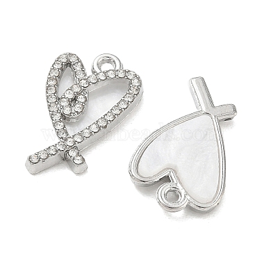 Legierung Rhinestoneanh&auml;nger(FIND-D044-20P-02)-2