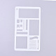 Plastic Reusable Drawing Painting Stencils Templates(DIY-G027-F04)-2