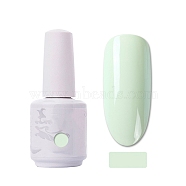 15ml Special Nail Gel, for Nail Art Stamping Print, Varnish Manicure Starter Kit, PaleGreen, Bottle: 34x80mm(MRMJ-P006-B004)
