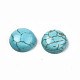 Craft Findings Dyed Synthetic Turquoise Gemstone Flat Back Dome Cabochons(TURQ-S266-10mm-01)-2