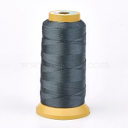 Polyester Thread, for Custom Woven Jewelry Making, Dark Slate Gray, 0.7mm, about 310m/roll(NWIR-K023-0.7mm-16)