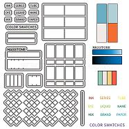 Custom PVC Plastic Clear Stamps, for DIY Scrapbooking, Photo Album Decorative, Cards Making, Stamp Sheets, Film Frame, Mixed Shapes, 160x110x3mm(DIY-WH0439-0398)