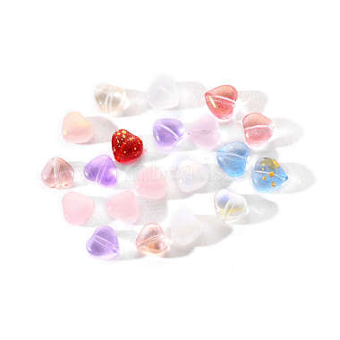 20pcs perles de verre transparentes peintes à la bombe(GLAA-YW0001-09)-2