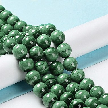 Chapelets de perles en malachite naturelle(G-F571-27AB1-4mm)-5