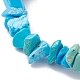 bracelet en perles de turquoise synthétique(BJEW-JB09686-11)-2