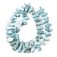 nat&uuml;rliche Larimar Perlenstr&auml;nge(G-L649-A08-01)-3