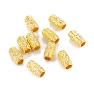Tibetan Style Alloy Beads, Column, Real 24K Gold Plated, 12x6.5mm, Hole: 3.5mm(PALLOY-P244-18G)