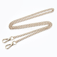 Bag Chains Straps, Iron Curb Link Chains, with Alloy Swivel Clasps, for Bag Replacement Accessories, Light Gold, 1190x7mm(FIND-Q089-018LG)