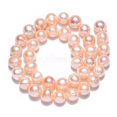 Natural Cultured Freshwater Pearl Beads Strands(PEAR-N013-09A)-4
