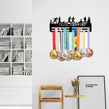 Support mural d'affichage de support de cintre de médaille de fer(ODIS-WH0021-736)-6