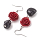 304 boucles d'oreilles dangle en acier inoxydable(EJEW-JE06069)-4