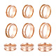 yilisi 6pcs 6 taille 201 paramètres de bague rainurée en acier inoxydable(FIND-YS0001-11)-1