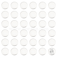 120Pcs 304 Stainless Steel Stamping Blank Tag Cabochons, Flat Round, Stainless Steel Color, 12x1mm(STAS-UN0055-71A)