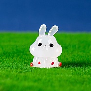 Luminous Halloween Theme  Resin Decorations, Rabbit, 35x27mm(LUMI-PW0005-001O)